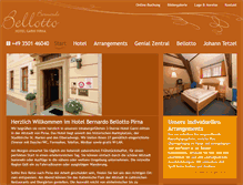 Tablet Screenshot of hotel-bellotto.de